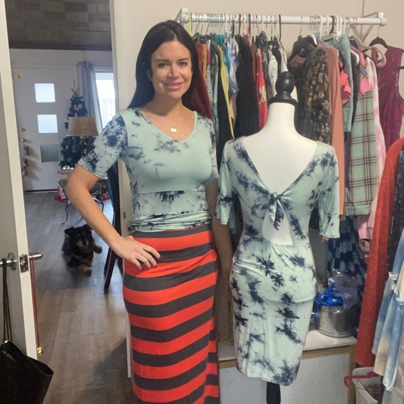 Cut out tie dye dress - Picture 1 of 2